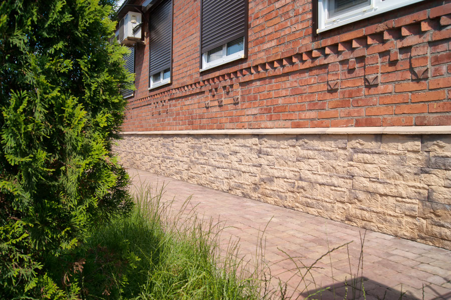 искусственный камень, облицовочная плита, оформление, отделка, фасад, коттедж, усадьба, дом