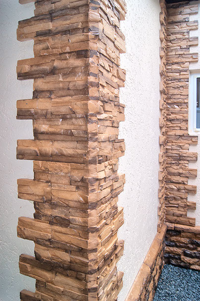 искусственный камень, облицовочная плита, оформление, отделка, фасад, коттедж, усадьба, дом