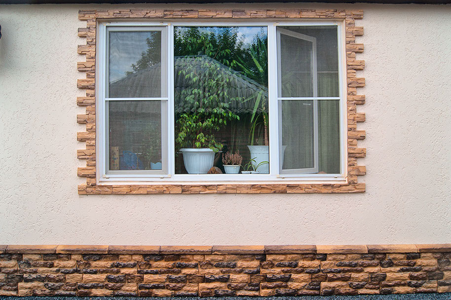 искусственный камень, облицовочная плита, оформление, отделка, фасад, коттедж, усадьба, дом